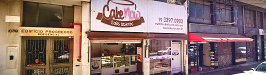 Fachada da loja Cake Now Centro